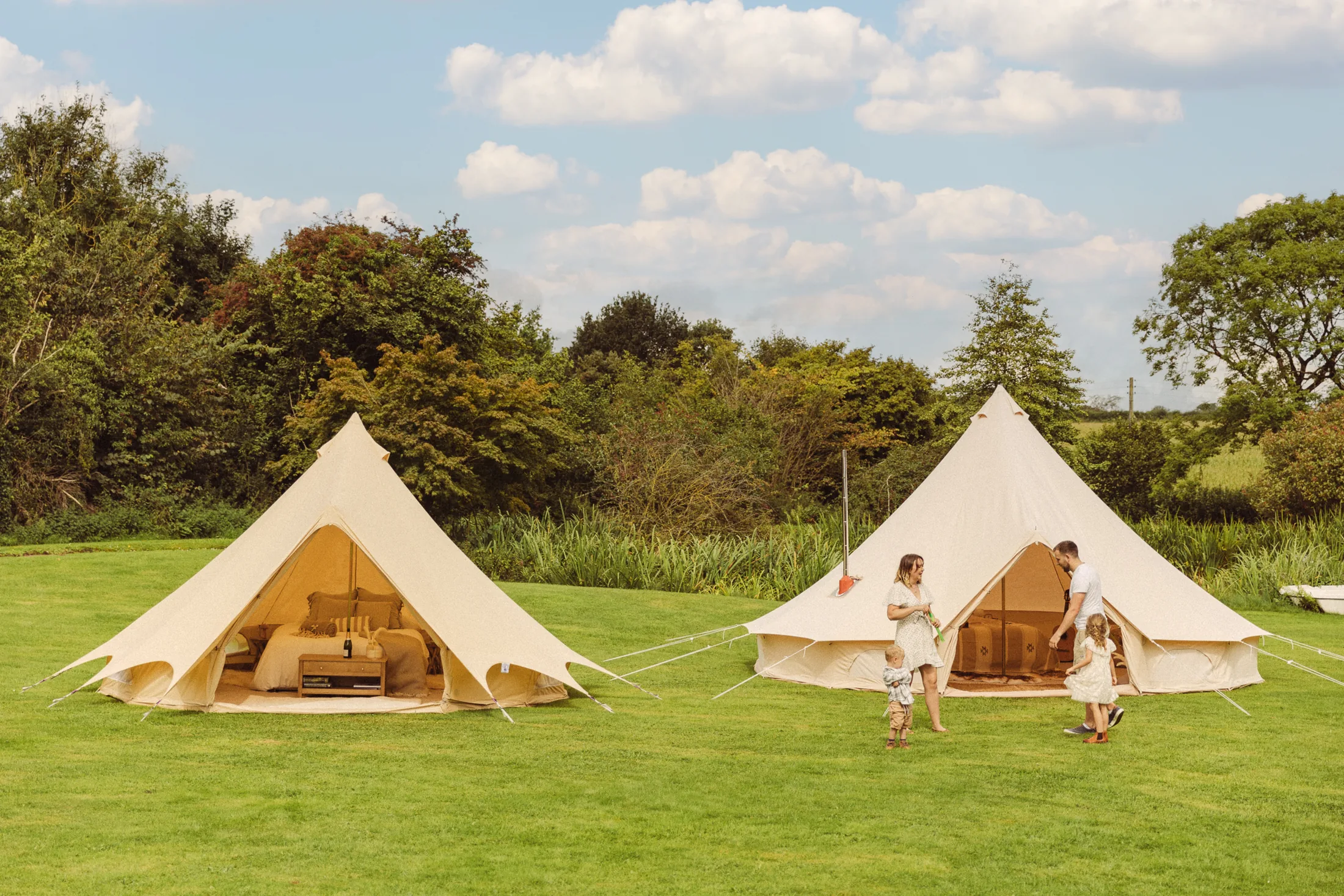 Camp Chic bell tent village