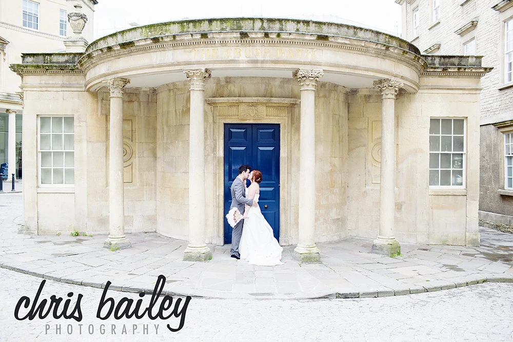 Wedding couple at their venue — Chris Bailey Photography