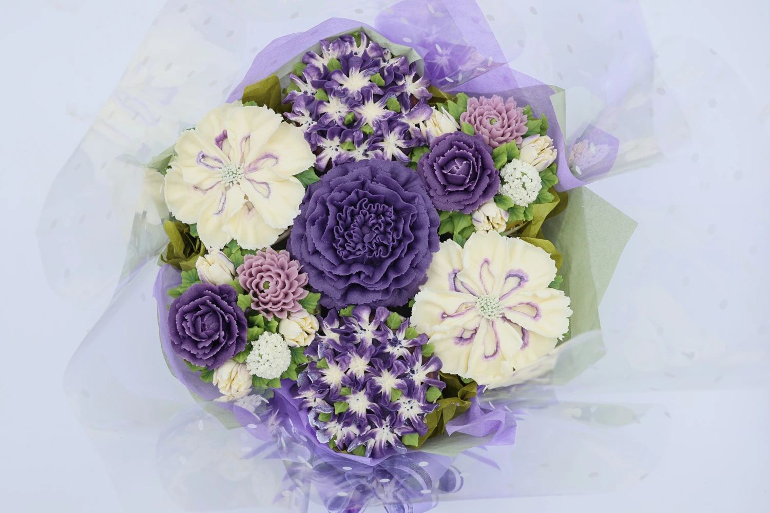 Donna’s floral buttercream cupcakes