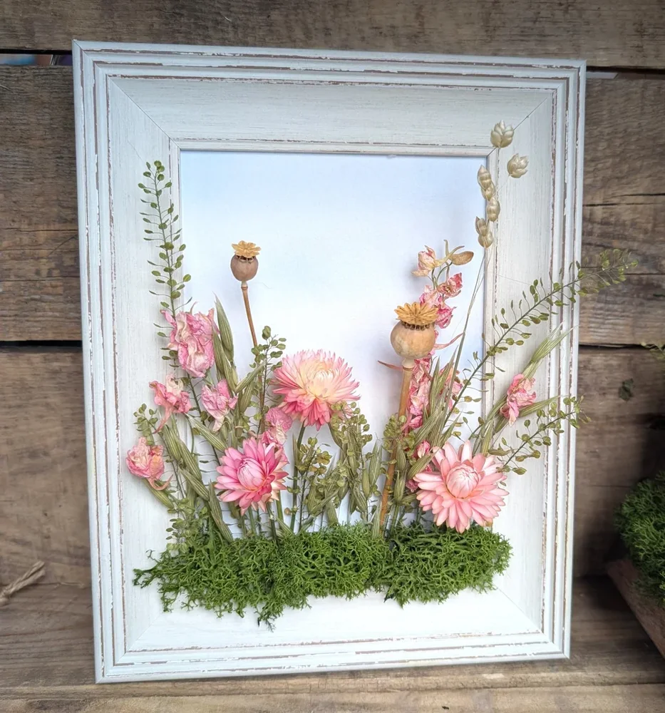 Pressed flower frame