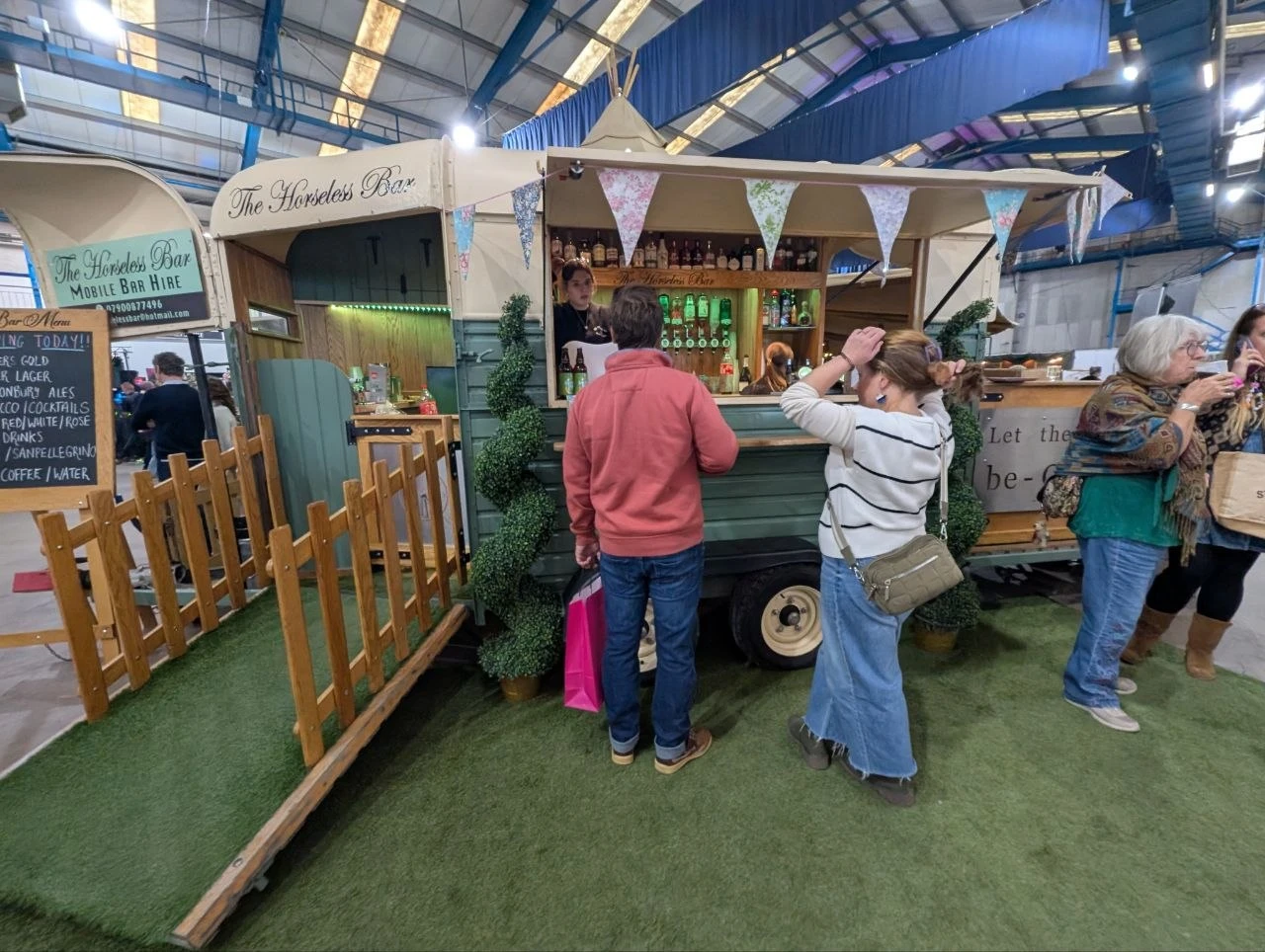 The Horseless Bar display at the Big South West Wedding Fair