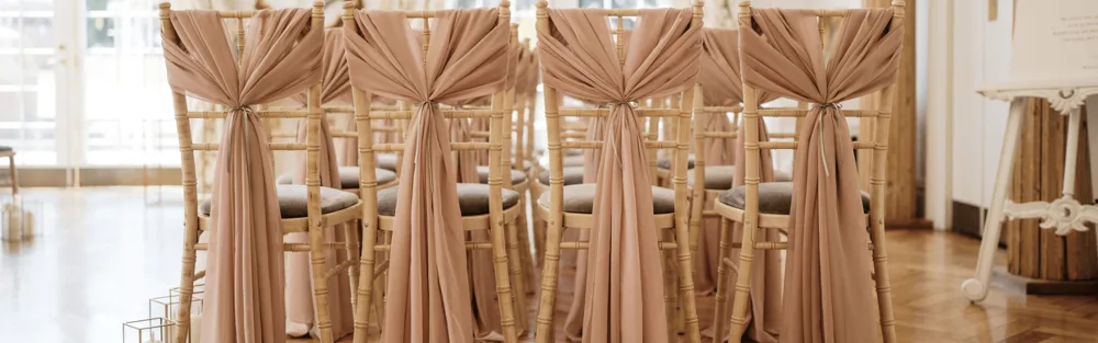 Wedding ceremony chairs