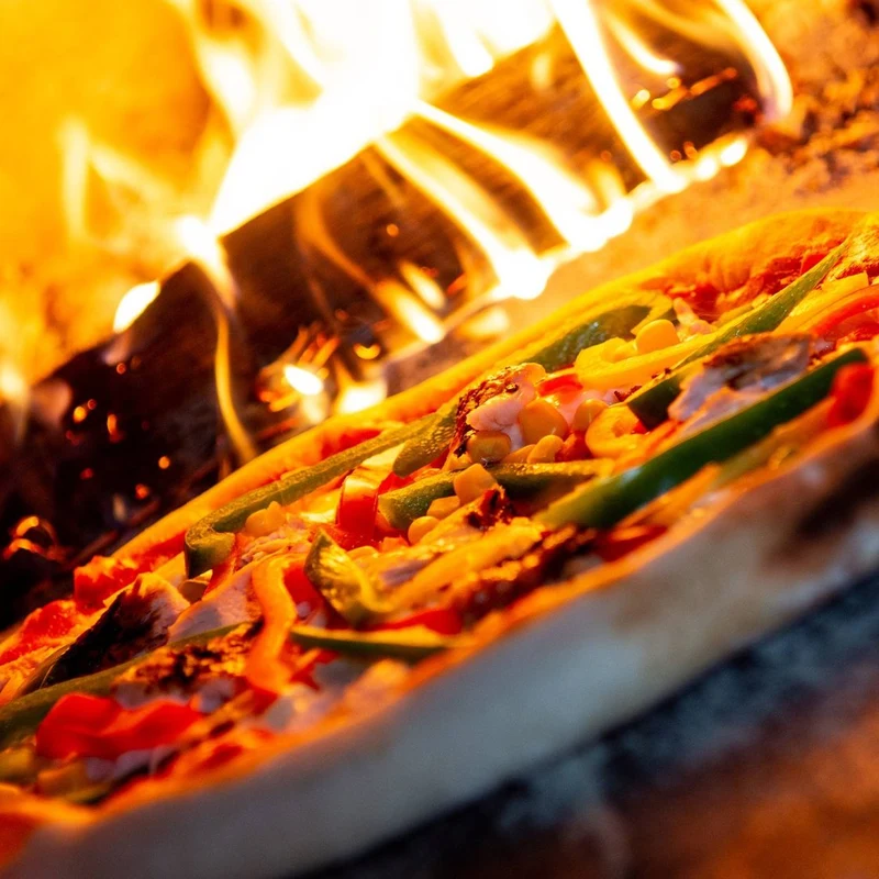 Wood-fired pizza from The Old Firestation